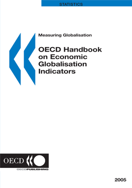 OECD Handbook on Economic Globalisation Indicators OECD Handbook on Economic Globalisation Indicators Globalisation Economic on Handbook OECD