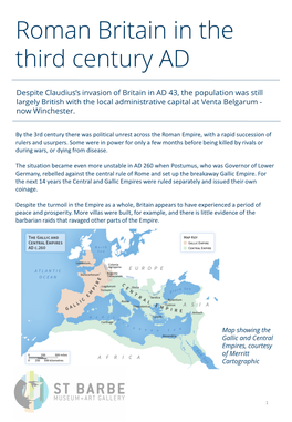 Roman Britain in the Third Century AD