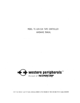 Western Peripherals ™ Division of ~