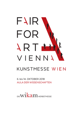Catalogue Fair for Art Vienna 2018