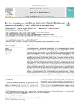 Two New Nonindigenous Isopods in the Southwestern Atlantic