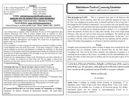 Mitchelstown Parish & Community Newsletter