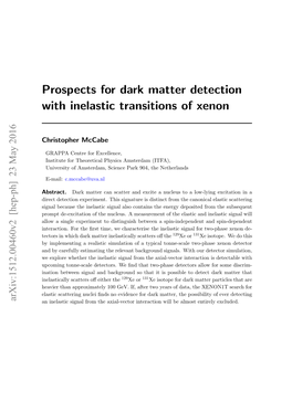 Prospects for Dark Matter Detection with Inelastic Transitions of Xenon