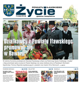 Działkowcy Z Powiatu Iławskiego