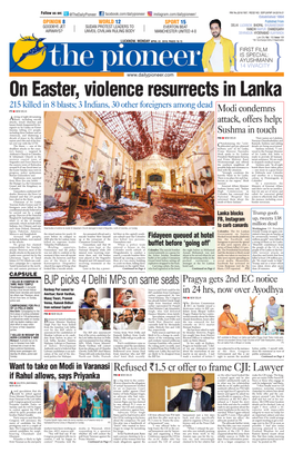 On Easter, Violence Resurrects in Lanka