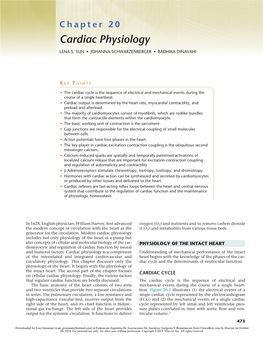 Cardiac Physiology