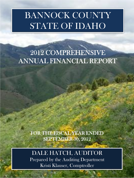 Bannock County State of Idaho