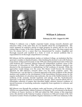 William S. Johnson