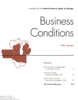 Business Conditions: January 1956