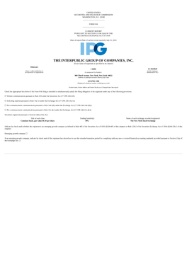 Theinterpublic Group of Companies, Inc