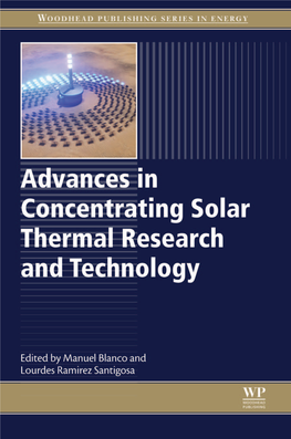 Advances in Concentrating Solar Thermal Research and Technology Related Titles
