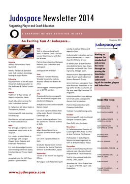 Judospacenewsletter 2014