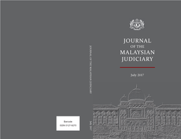 Journal Malaysian Judiciary