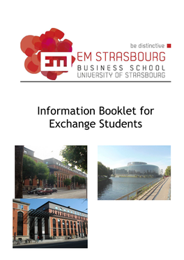 Information Booklet for Exchange Students2014