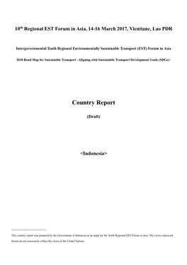 Country Report