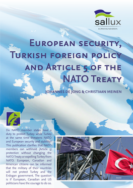 European Security, Turkish Foreign Policy and Article 5 of the NATO Treaty