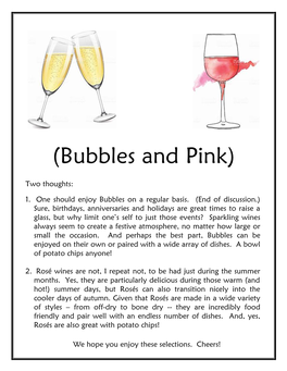 Bubbles and Pink