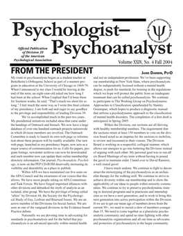 Psychologist– Psychoanalyst