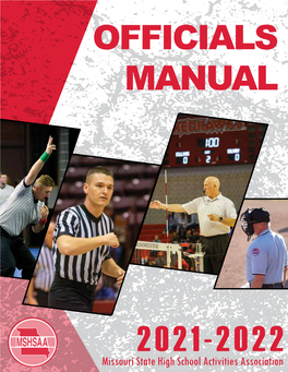 Officials Manual 2020-2021