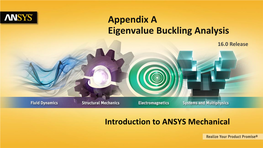 “Linear Buckling” Analysis Branch