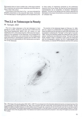 The 2.2 M Telescope Is Ready