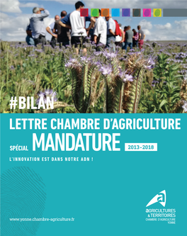 Lettre Chambre D'agriculture