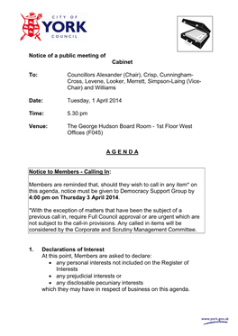 Agenda Reports Pack (Public) 01/04/2014, 17.30