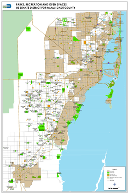 Parks, Recreation and Open Spaces Us Senate District for Miami-Dade County