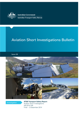 Aviation Short Investigation Bulletin