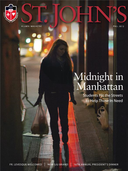 Midnight in Manhattan Students Hit the Streets to Help Those in Need