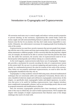 Bitcoin and Cryptocurrency Technologies