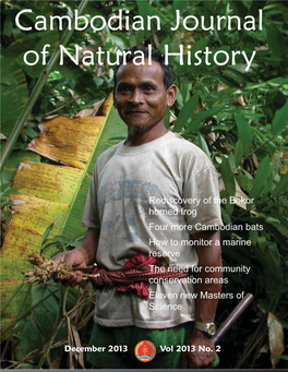 Cambodian Journal of Natural History