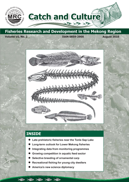 Fisheries Research and Development in the Mekong Region INSIDE