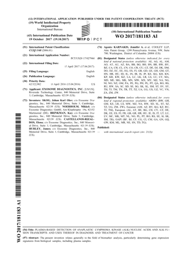 WO 2017/181183 Al 19 October 2017 (19.10.2017) P O P C T