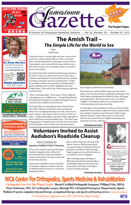 The Amish Trail – the Simple Life for the World to See Editor