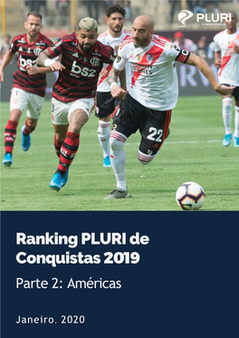 Ranking PLURI De Conquistas 2019 Parte 2: Américas