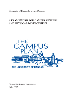A Framework for Campus Renewal and Physical Development