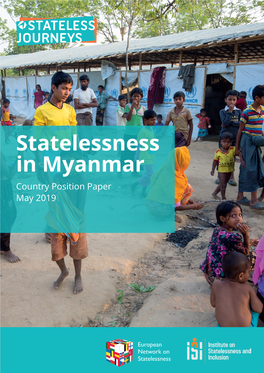 Statelessness in Myanmar