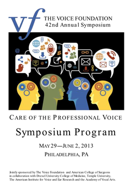 Symposium Program