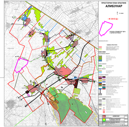 Alibunar Prostorni Plan Op[Tine R-1:50000