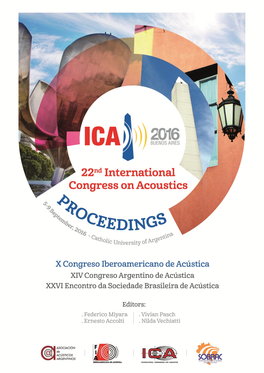 22Nd International Congress on Acoustics ICA 2016