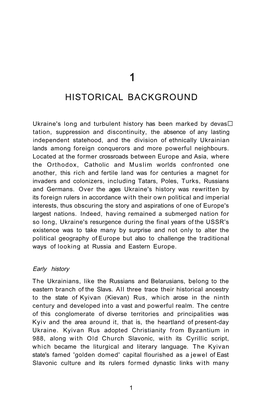 Historical Background