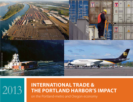 2013 International Trade & Portland Harbor's Impact