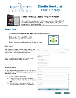 Kindle Books at Your Library