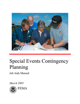 Special Events Contingency Planning