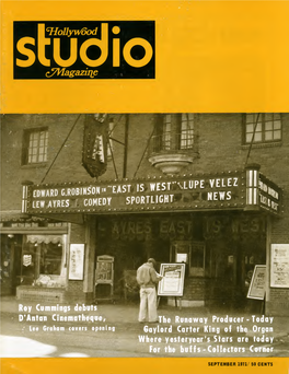 Hollywood Studio Magazine (September 1971)