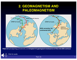 2. Geomagnetism and Paleomagnetism