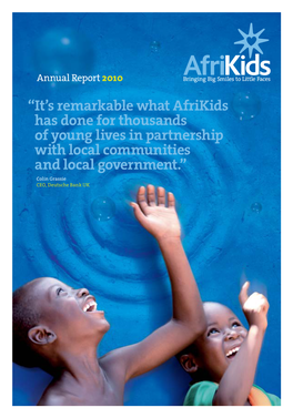 Afrikids Annual Report 2010 Statistics