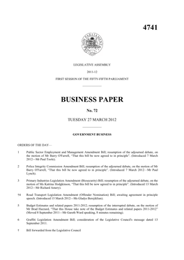 4741 Business Paper