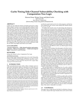 Cache Timing Side-Channel Vulnerability Checking With